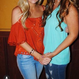 Free people cold shoulder top